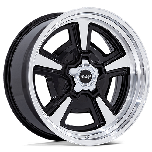 American Racing Marauder VN517 Gloss Black Machined W/ Diamond Cut Lip