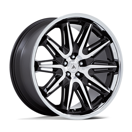 Asanti Black Label ABL47 Imperator Gloss Black Machined With Stainless Lip