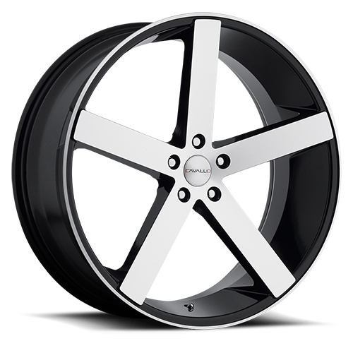 Cavallo CLV-C-5 Gloss Black W/ Machined Face