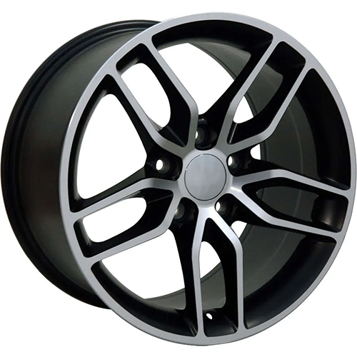 OE Wheels Chevrolet Corvette C7 Stingray CV18A Satin Black Machined