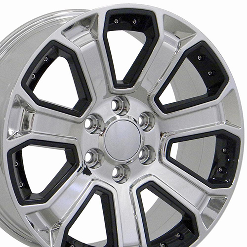 OE Wheels Chevrolet Silverado CV93 Chrome W/ Black