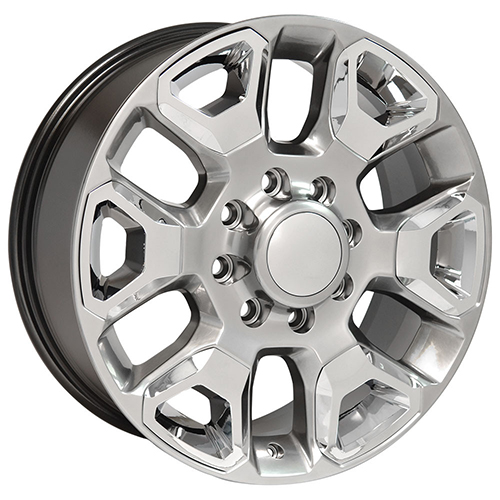 OE Wheels Dodge Ram 2500/3500 DG66 Hyper Silver W/ Chrome
