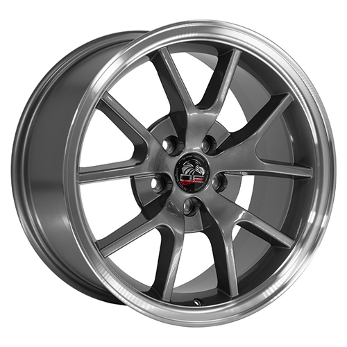OE Wheels Ford Mustang FR500 FR05 Anthracite W/ Machined Lip