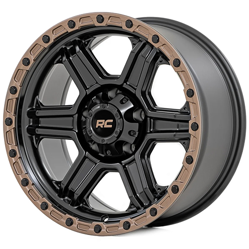Rough Country 79 Series Semi Gloss Black With Bronze Ring
