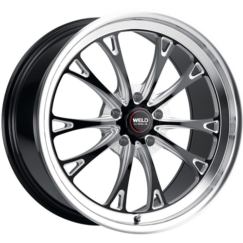 Weld Performance Belmont S113 Gloss Black Milled W/ Diamond Cut Lip