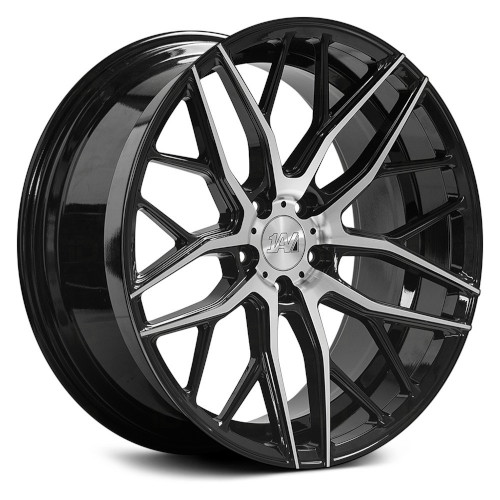 1AV ZX11 Gloss Black W Polished Face - Part Number 10522BNK40ZX11BP-5x4.25 1AV ZX11 Gloss Black W Polished Face Photo