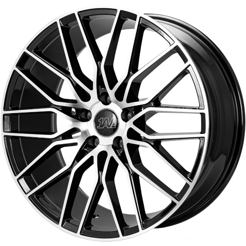 1AV ZX8 Gloss Black W Machined Face - Part Number 8520BLNK35ZX8BP-5x4.25 1AV ZX8 Gloss Black W Machined Face Photo