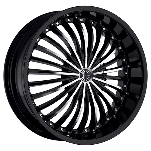 2Crave No.19 Gloss Black W/ Machined Face - Part Number N19-2410PN30PB 2Crave No.19 Gloss Black W/ Machined Face Photo