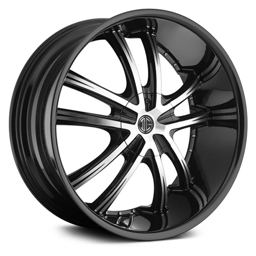 2Crave No.21 Gloss Black W/ Machined Face - Part Number N21-2695T15PB 2Crave No.21 Gloss Black W/ Machined Face Photo