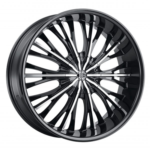 2Crave No.43 Gloss Black W/ Machined Face - Part Number N43-2295VU30MB 2Crave No.43 Gloss Black W/ Machined Face Photo