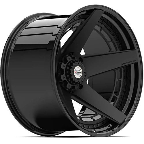 4Play 4PF5 Matte Black Center W/ Gloss Black Barrel - Part Number 4PF5-24140-5D55-76B1-B 4Play 4PF5 Matte Black Center W/ Gloss Black Barrel Photo