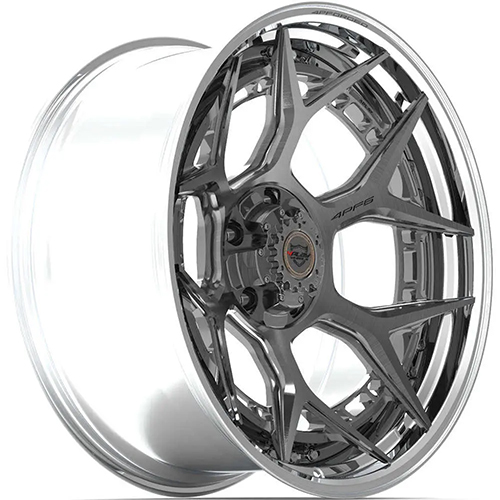 4Play 4PF6 Brushed W/ Tinted Clear & Polished Barrel - Part Number 4PF6-22100-8180-18BG-P 4Play 4PF6 Brushed W/ Tinted Clear & Polished Barrel Photo