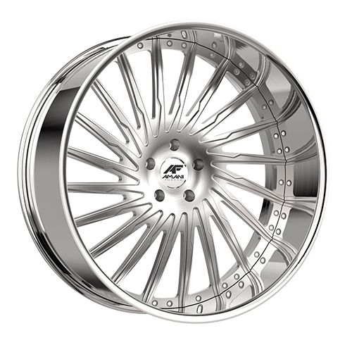 Amani Street Cultura Brushed With Chrome Lip - Part Number CUL229339L70F15BCX Amani Street Cultura Brushed With Chrome Lip Photo