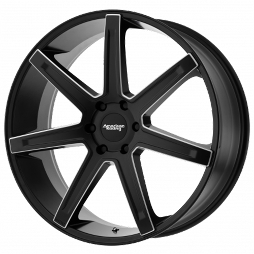 American Racing Revert AR938 Satin Black W/ Milled Spokes - Part Number AR93822950938 American Racing Revert AR938 Satin Black W/ Milled Spokes Photo