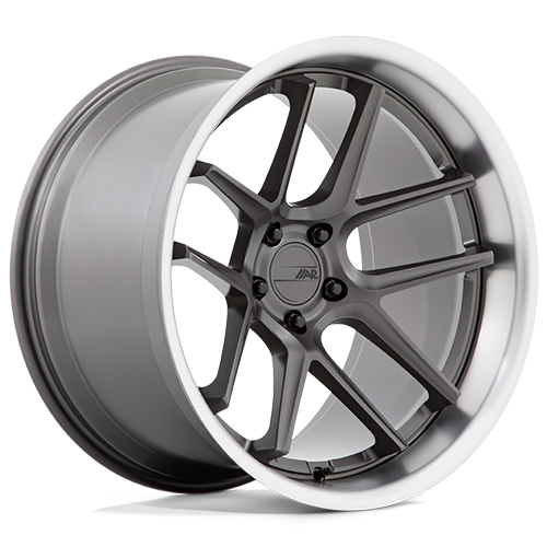 American Racing AR942 Matte Gunmetal W/ Machined Lip - Part Number AR942AD20951515 American Racing AR942 Matte Gunmetal W/ Machined Lip Photo