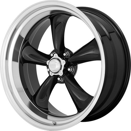 American Racing Torq Thrust II VN315 Gloss Black W/ Machined Lip - Part Number VN31522185318 American Racing Torq Thrust II VN315 Gloss Black W/ Machined Lip Photo