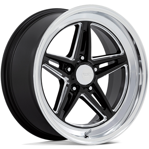 American Racing Groove VN514 Gloss Black Milled W/ Diamond Cut Lip - Part Number VN514BE18101212 American Racing Groove VN514 Gloss Black Milled W/ Diamond Cut Lip Photo