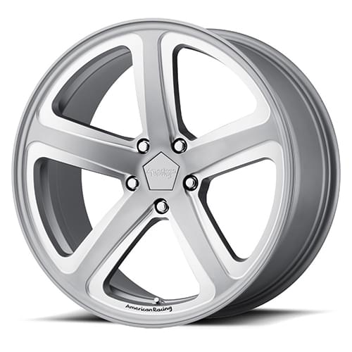 American Racing Hot Lap AR922 Satin Gray W/ Milled Spokes - Part Number AR92288015415 American Racing Hot Lap AR922 Satin Gray W/ Milled Spokes Photo