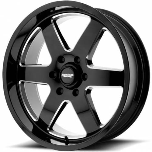 American Racing Patrol AR926 Black W/ Milled Spokes - Part Number AR92678550300 American Racing Patrol AR926 Black W/ Milled Spokes Photo