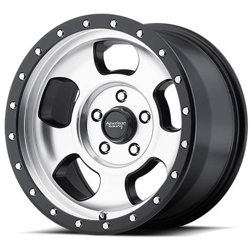 American Racing Ansen AR969 Satin Black W/ Machined Face - Part Number AR96978087500 American Racing Ansen AR969 Satin Black W/ Machined Face Photo