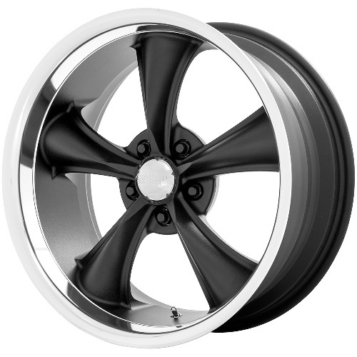 American Racing Boss VN338 Black W/ Diamond Cut Lip - Part Number VN338208515714US American Racing Boss VN338 Black W/ Diamond Cut Lip Photo