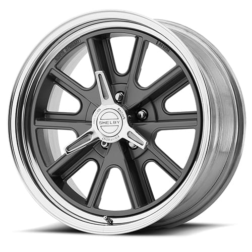 American Racing Shelby Cobra VN427 Gray W/ Polished Barrel - Part Number VN4277956547 American Racing Shelby Cobra VN427 Gray W/ Polished Barrel Photo
