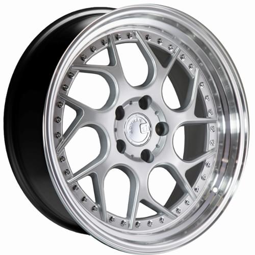 Aodhan Ds01 Silver W/ Machined Lip & Chrome Rivets - Part Number DS1181055114315SML Aodhan Ds01 Silver W/ Machined Lip & Chrome Rivets Photo