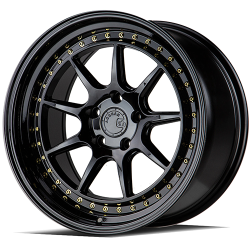 Aodhan DS-X Gloss Black W/ Gold Rivets - Part Number DSX1911511415GB Aodhan DS-X Gloss Black W/ Gold Rivets Photo