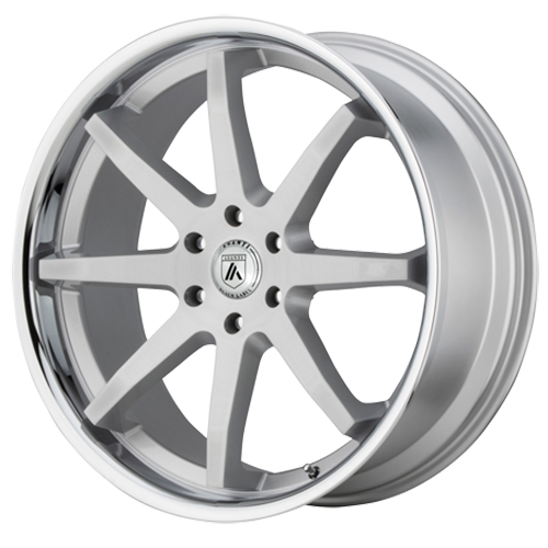 Asanti Black Label ABL-32 Brushed Silver W/ Chrome Lip - Part Number ABL32-29050430 Asanti Black Label ABL-32 Brushed Silver W/ Chrome Lip Photo