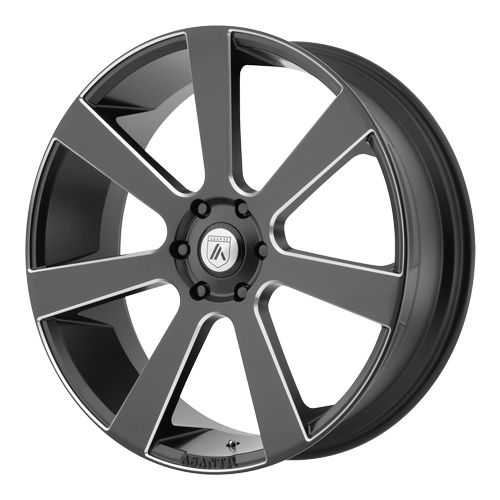 Asanti Black Label ABL-15 Satin Black W/ Milled Spokes - Part Number ABL15-22905235BM Asanti Black Label ABL-15 Satin Black W/ Milled Spokes Photo