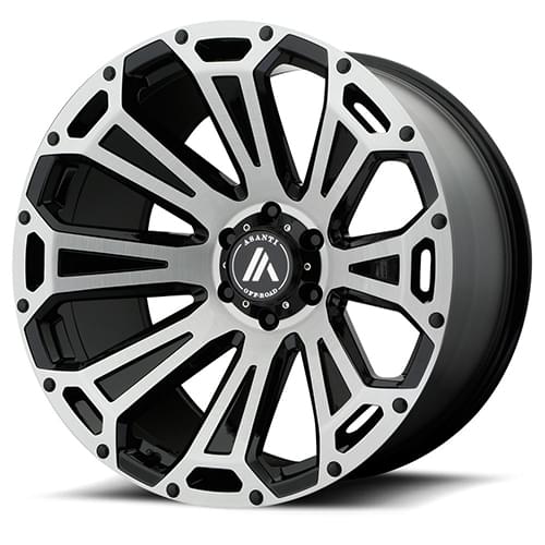 Asanti Offroad AB813 Black Brushed - Part Number AB813-221050BB12N Asanti Offroad AB813 Black Brushed Photo