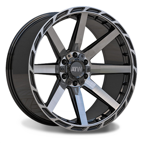 ATW Offroad Everglades Gloss Black Brushed Face With Dark Tint - Part Number WATWEVE201628 ATW Offroad Everglades Gloss Black Brushed Face With Dark Tint Photo