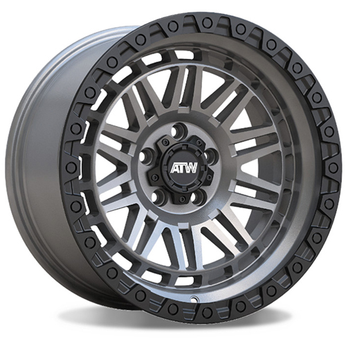 ATW Offroad Yukon Satin Gunmetal W/ Black Lip - Part Number WATWYUK1794950 ATW Offroad Yukon Satin Gunmetal W/ Black Lip Photo