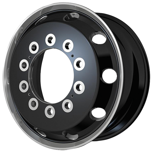ATX Series AO404 Journey Satin Black W/ Polished Lip - Part Number AO40424510904H ATX Series AO404 Journey Satin Black W/ Polished Lip Photo