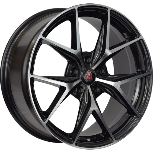 Axe EX27 Gloss Black W/ Mirror Face - Part Number 818BLNK35EX27BP-5x100 Axe EX27 Gloss Black W/ Mirror Face Photo