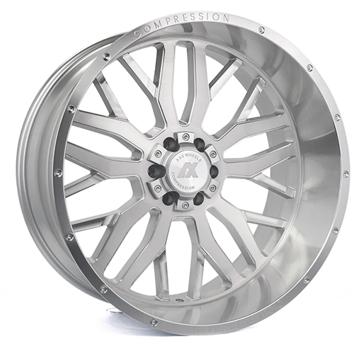 Axe Off-Road 1.1 Silver Brushed W/ Milled Lip - Part Number 241212H-44AX1SM Axe Off-Road 1.1 Silver Brushed W/ Milled Lip Photo