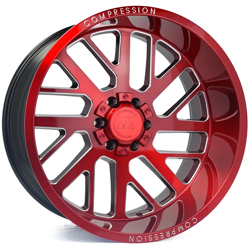 Axe Off-Road 2.2 Candy Red W/ Milled Accents - Part Number 221012H-19AX2RM Axe Off-Road 2.2 Candy Red W/ Milled Accents Photo