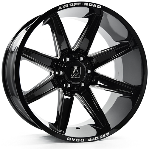 Axe Off-Road Artemis Gloss Black Milled - Part Number 26148170-76ARTBM Axe Off-Road Artemis Gloss Black Milled Photo