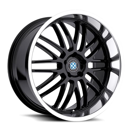Beyern Mesh Gloss Black W/ Chrome Lip - Part Number 1995BYM255120B74 Beyern Mesh Gloss Black W/ Chrome Lip Photo