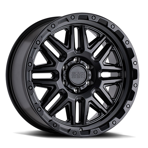Black Rhino Alamo Black W/ Black Bolts - Part Number 1890ALA-88165M22 Black Rhino Alamo Black W/ Black Bolts Photo