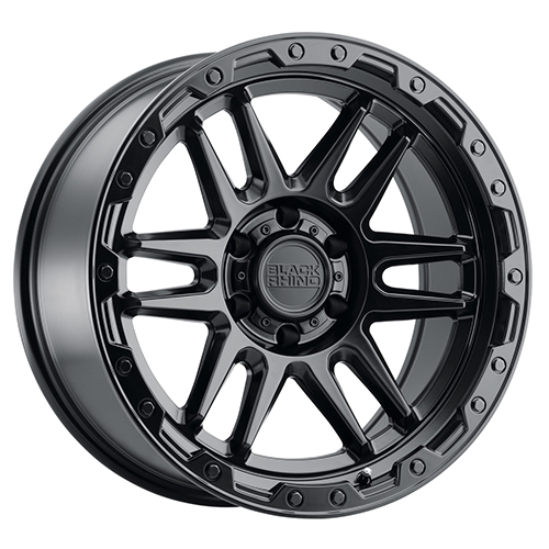 Black Rhino Apache Matte Black W/ Black Bolts - Part Number 1890APC125150M10 Black Rhino Apache Matte Black W/ Black Bolts Photo