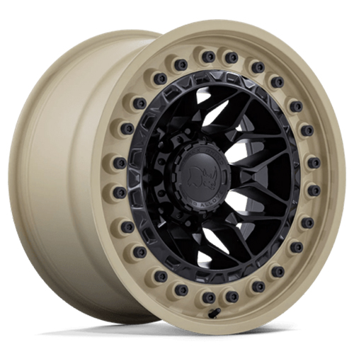 Black Rhino Alpha BR008 Matte Black W/ Sand Lip - Part Number BR008MD18905000 Black Rhino Alpha BR008 Matte Black W/ Sand Lip Photo