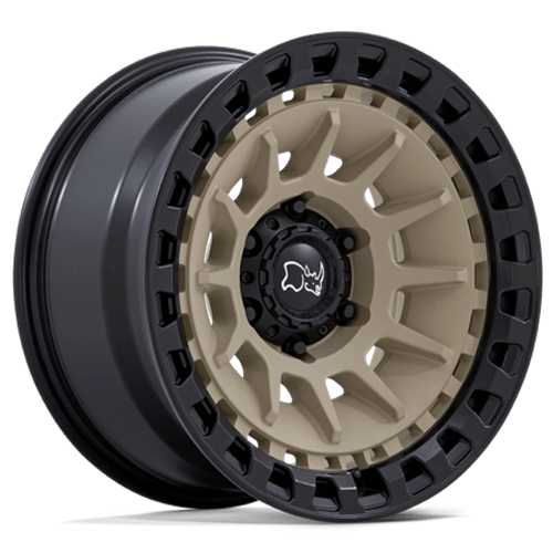Black Rhino Barrage BR009 Matte Black W/ Desert Sand Center - Part Number BR009TM18906800 Black Rhino Barrage BR009 Matte Black W/ Desert Sand Center Photo