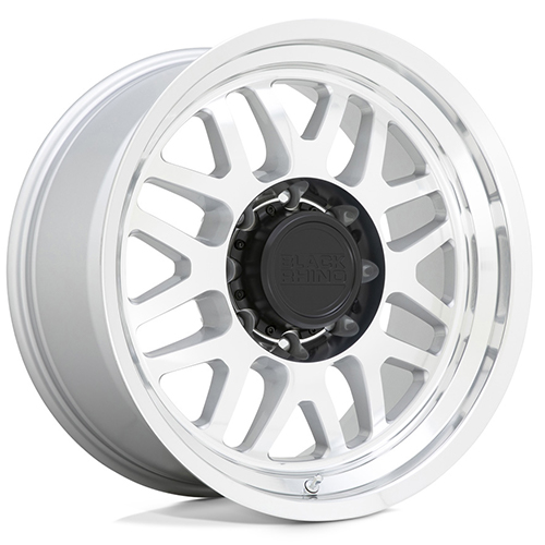 Black Rhino Delta Gloss Silver W/ Mirror Face & Lip - Part Number 1895DLT-88165S25 Black Rhino Delta Gloss Silver W/ Mirror Face & Lip Photo