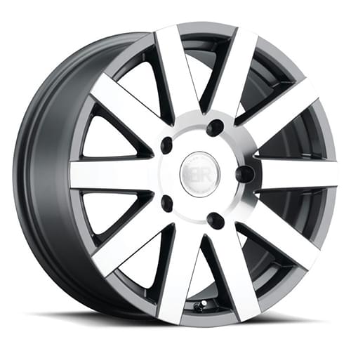 Black Rhino Journey Gunmetal W/ Mirror Cut Face - Part Number 1880JRN486130G84 Black Rhino Journey Gunmetal W/ Mirror Cut Face Photo