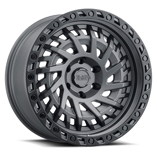 Black Rhino Shredder Matte Gunmetal W/ Black Lip - Part Number 1790SHD006140G12 Black Rhino Shredder Matte Gunmetal W/ Black Lip Photo