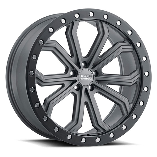 Black Rhino Trabuco Matte Gunmetal W/ Black Lip - Part Number 1880TBC255112G66 Black Rhino Trabuco Matte Gunmetal W/ Black Lip Photo