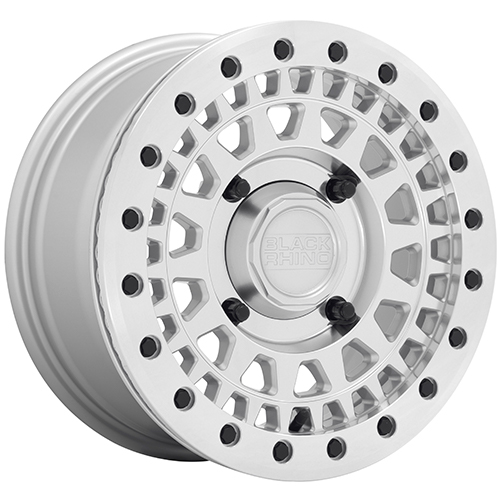 Black Rhino UTV Parker UTV Beadlock Silver W/ Mirror Cut Face - Part Number 1470PKB514136S06 Black Rhino UTV Parker UTV Beadlock Silver W/ Mirror Cut Face Photo