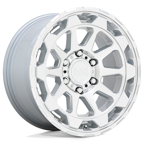 Black Rhino Rotor Gloss Silver W/ Mirror Cut Face - Part Number 1890RTR125150S10 Black Rhino Rotor Gloss Silver W/ Mirror Cut Face Photo