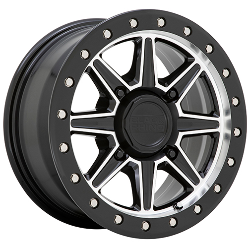 Black Rhino UTV Webb UTV Gloss Black W/ Machined Face - Part Number 1570WEB364136F06 Black Rhino UTV Webb UTV Gloss Black W/ Machined Face Photo